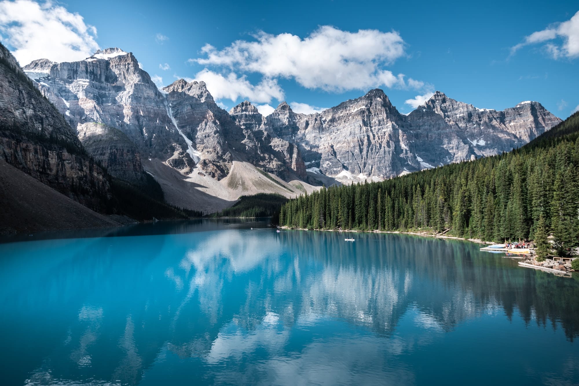 moraine lake sunrise