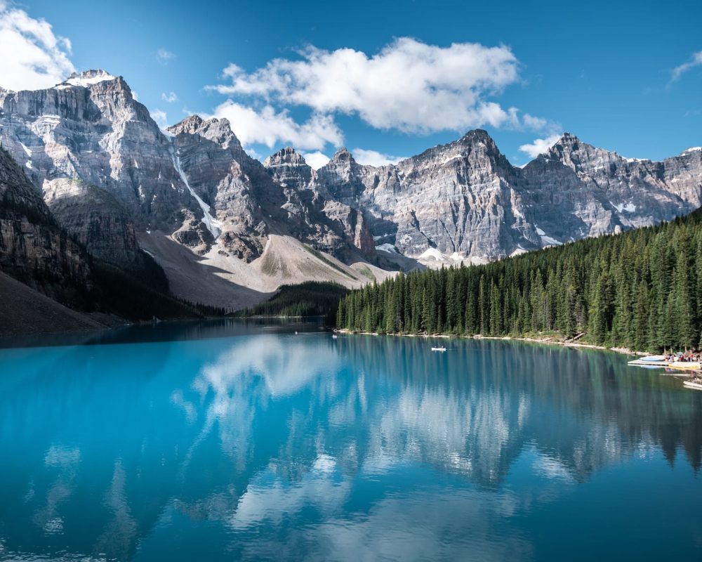 Beautiful Moraine lake in Banff national park, Alberta, Canada